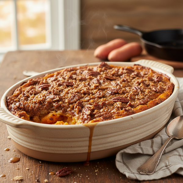 Southern Praline Sweet Potato Bake recipe