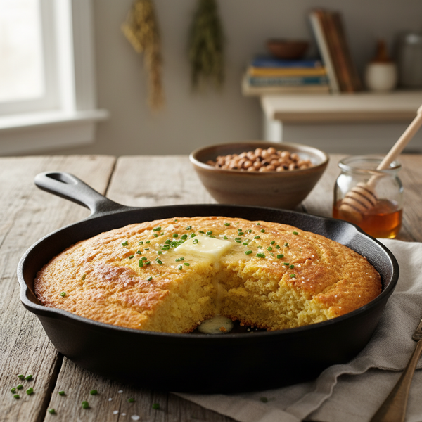 Southern Skillet Cornbread recipe