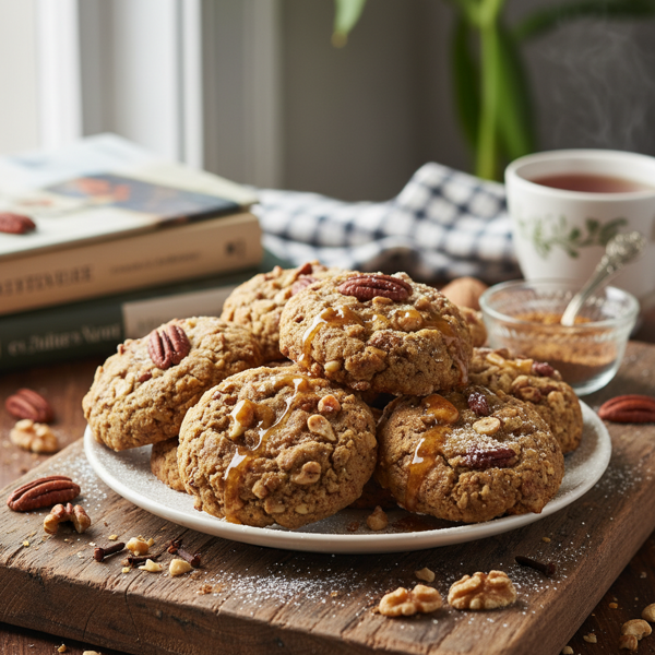 Southern Spiced Nutty Delight Cookies recipe