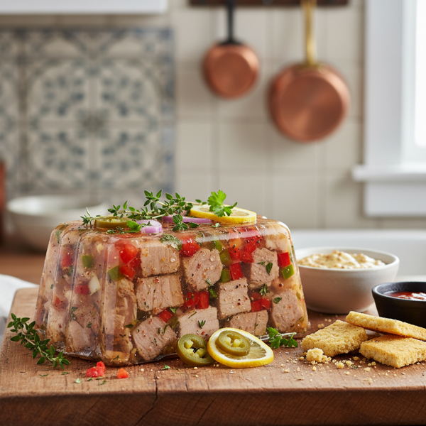 Southern Style Hog Head Souse recipe