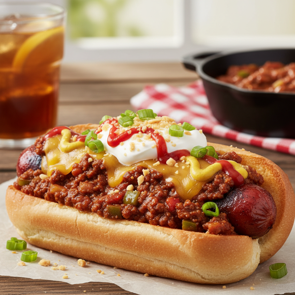 Southern Style Hot Dog Chili Delight recipe