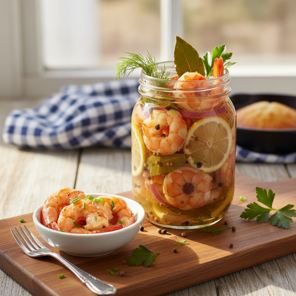 Southern Style Pickled Shrimp recipe