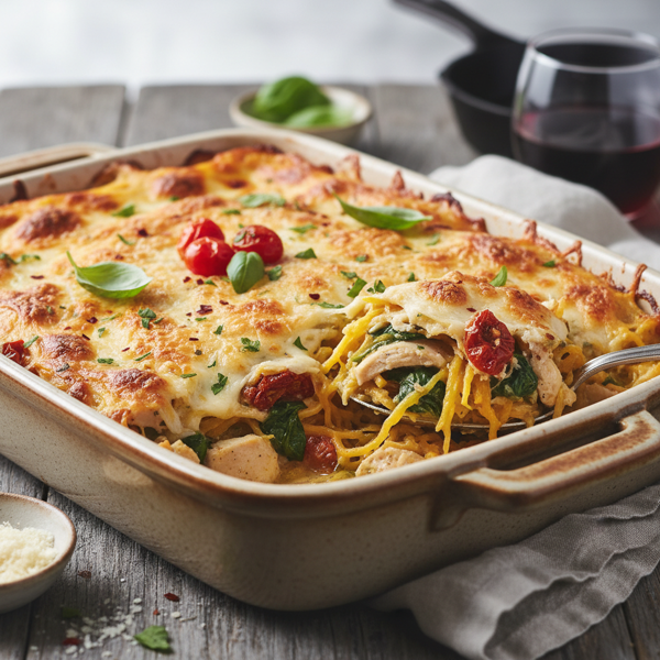 Spaghetti Squash Casserole Delight recipe