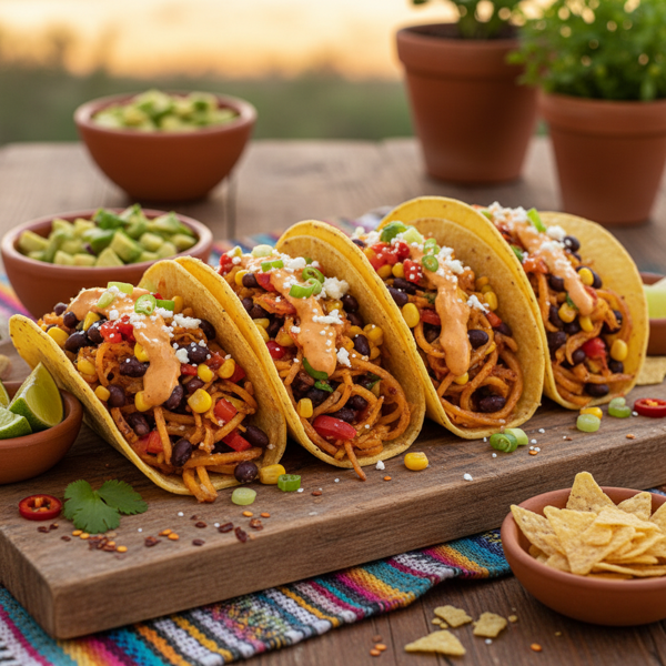 Spaghetti Squash Tacos Fiesta recipe