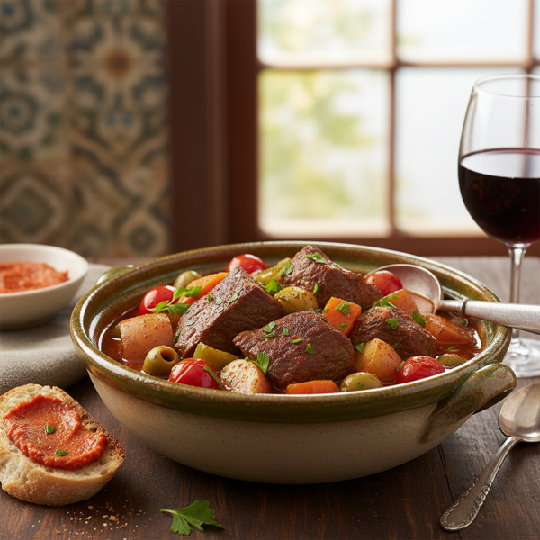 Spanish-Style Slow Cooker Beef Stew recipe