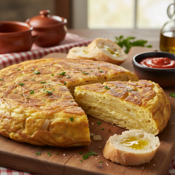 Spanish Potato Omelette (Tortilla Española) recipe