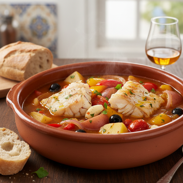 Spanish Style Salted Cod Stew recipe