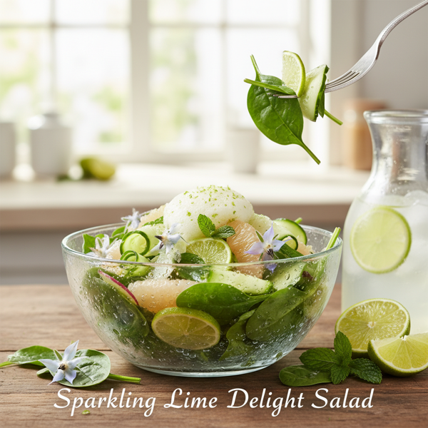 Sparkling Lime Delight Salad recipe