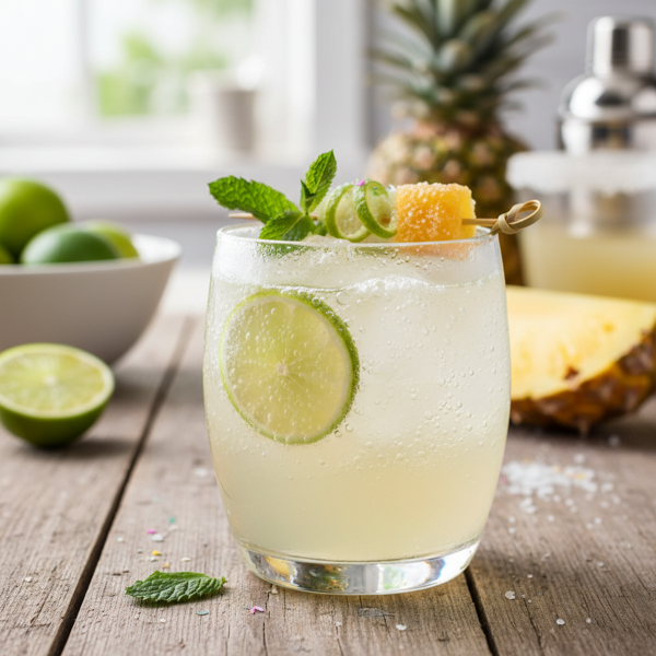 Sparkling Pineapple Lime Delight recipe