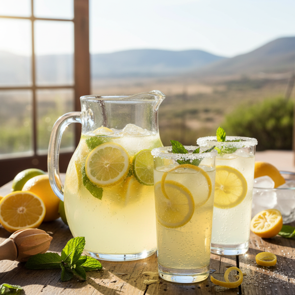 Sparkling South African Lemonade recipe