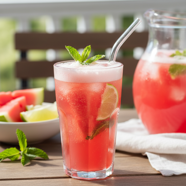 Sparkling Watermelon Cooler recipe