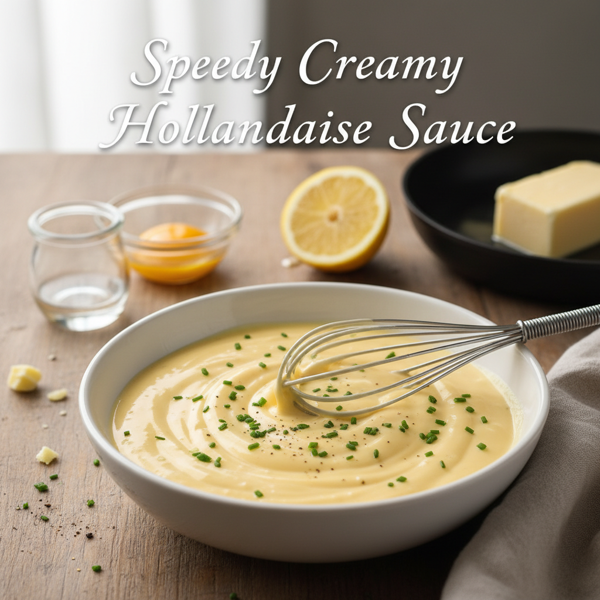 Speedy Creamy Hollandaise Sauce recipe