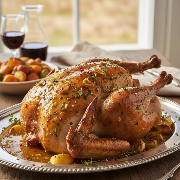 Speedy Herb-Infused Roast Turkey recipe