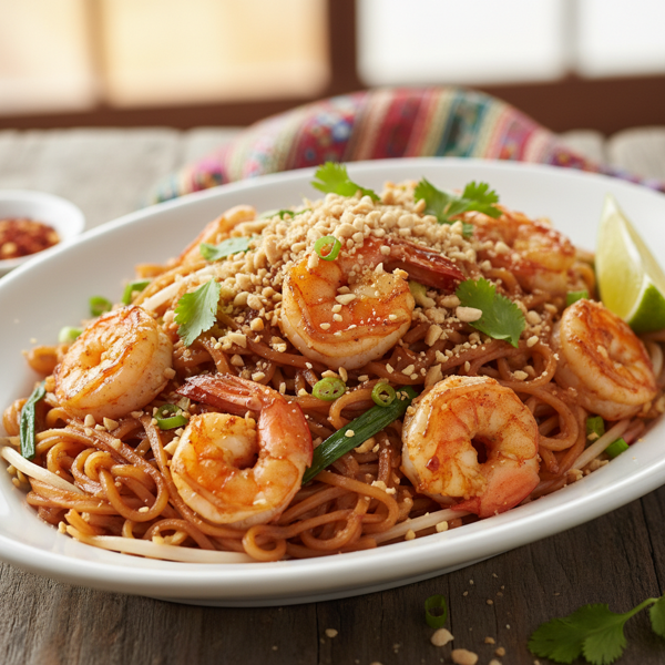 Speedy Shrimp Pad Thai Delight recipe