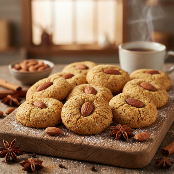 Spiced Almond Delight Cookies recipe