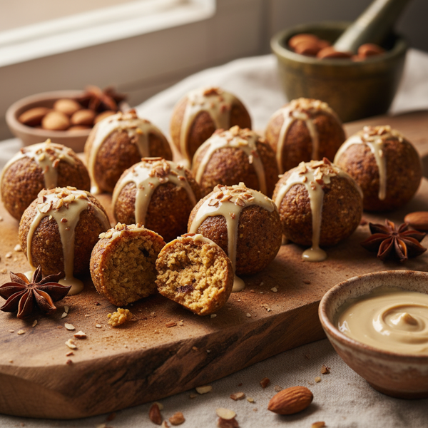 Spiced Almond and Tahini Energy Bites recipe
