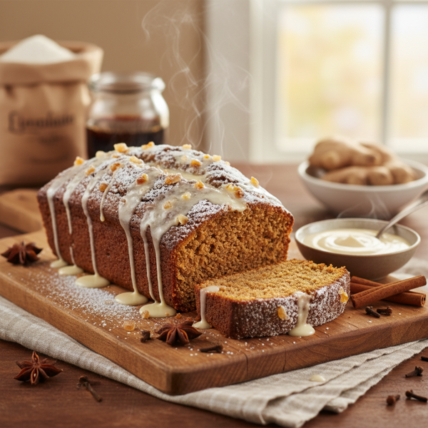 Spiced Amish Friendship Gingerbread Loaf recipe