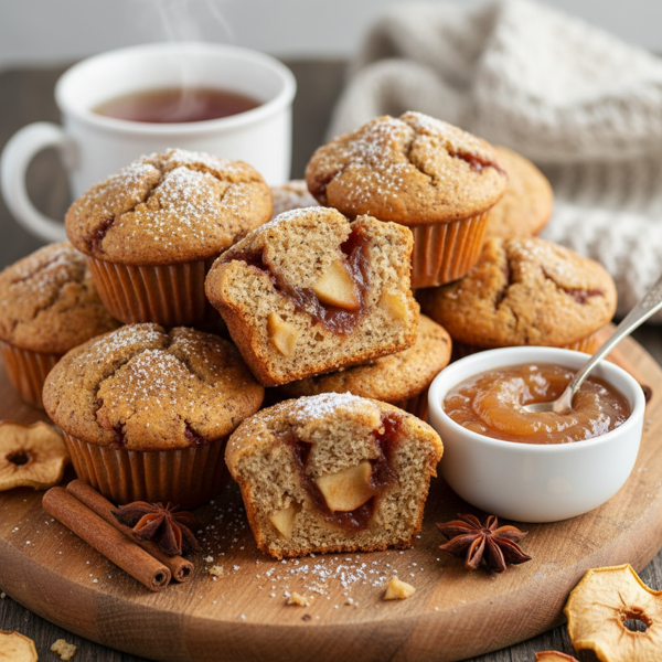 Spiced Apple Butter Muffins recipe