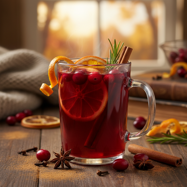 Spiced Autumn Cranberry Cider recipe