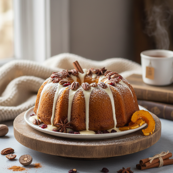 Spiced Butternut Squash Bundt Cake recipe