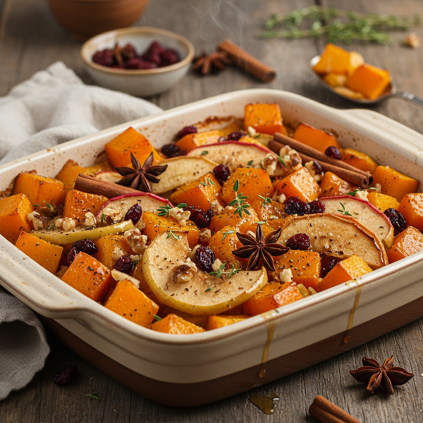 Spiced Butternut Squash and Apple Delight recipe