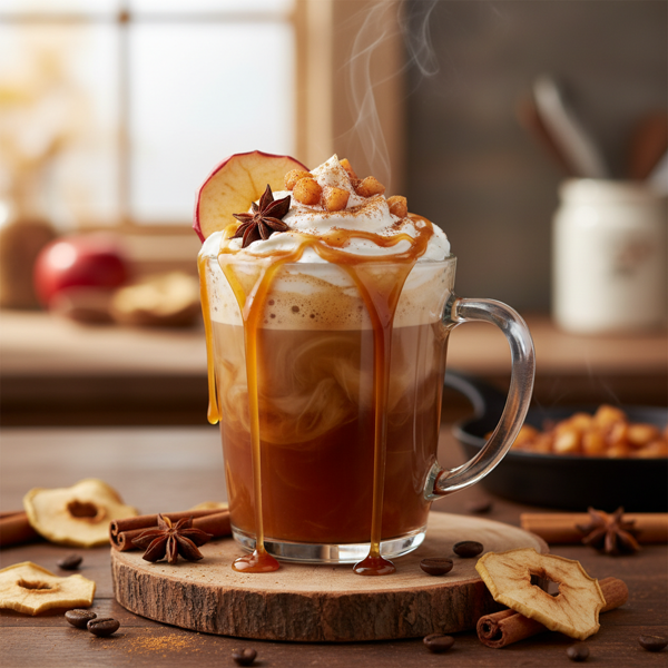 Spiced Caramel Apple Espresso Delight recipe