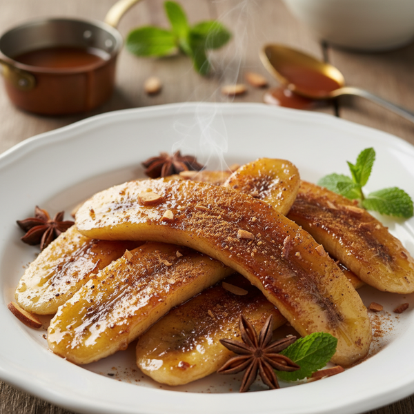 Spiced Caramelized Bananas recipe