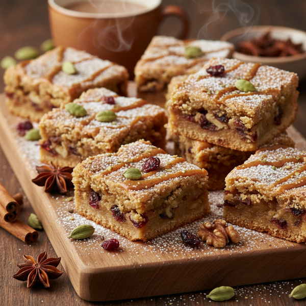 Spiced Cardamom Bliss Bars recipe