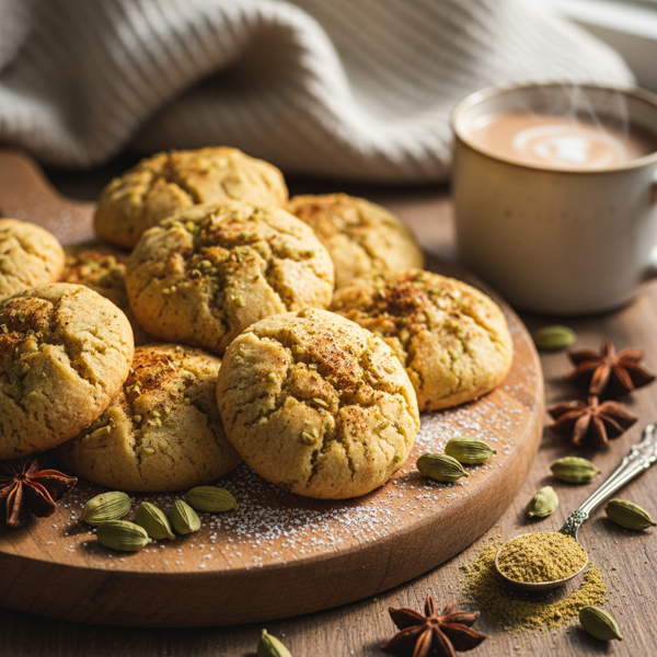 Spiced Cardamom Bliss Cookies recipe