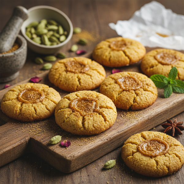Spiced Cardamom Butter Cookies recipe