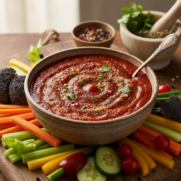 Spiced Catsup Veggie Dip recipe