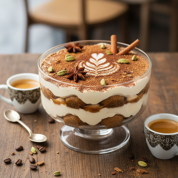 Spiced Chai Espresso Tiramisu recipe