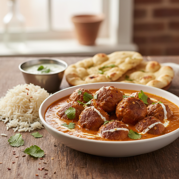 Spiced Chicken Meatball Tikka Masala recipe
