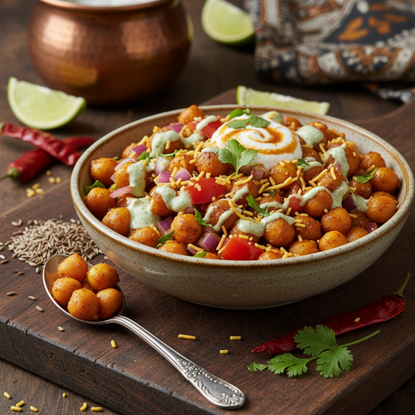 Spiced Chickpea Chaat Delight recipe