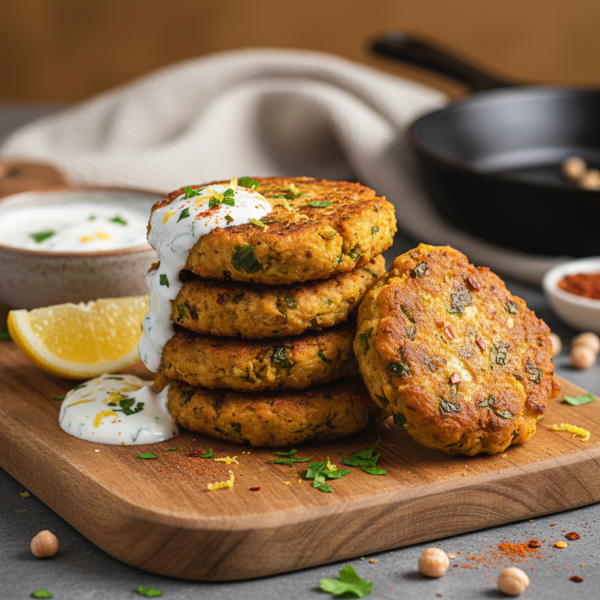Spiced Chickpea Patties recipe