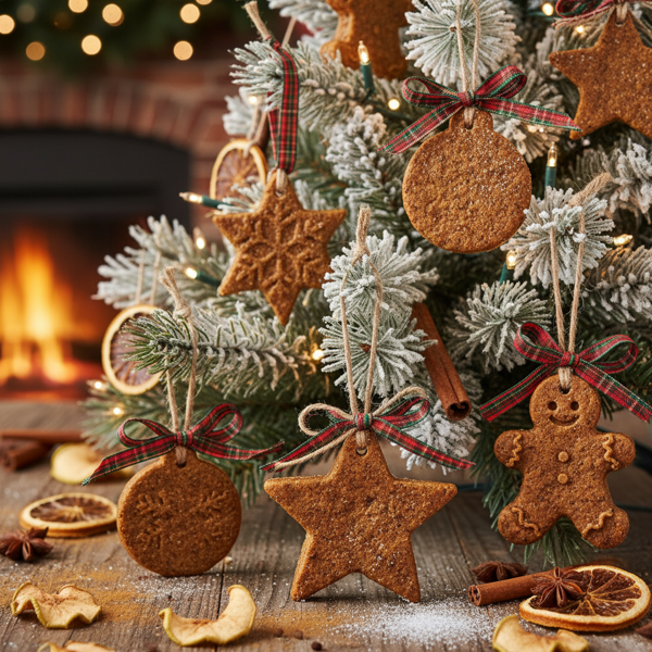 Spiced Cinnamon Applesauce Ornaments recipe