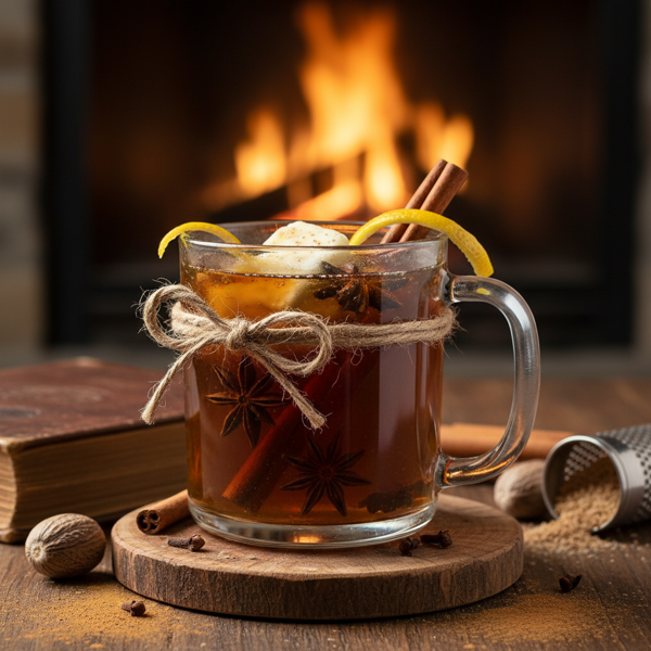 Spiced Colonial Hot Buttered Rum recipe