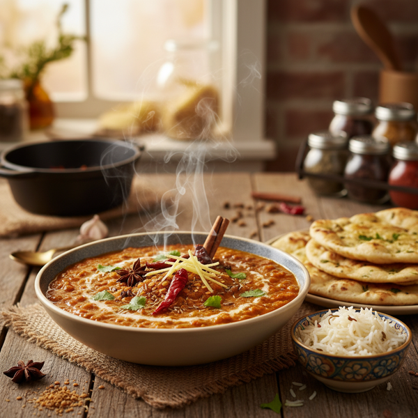 Spiced Comfort Red Lentil Curry recipe