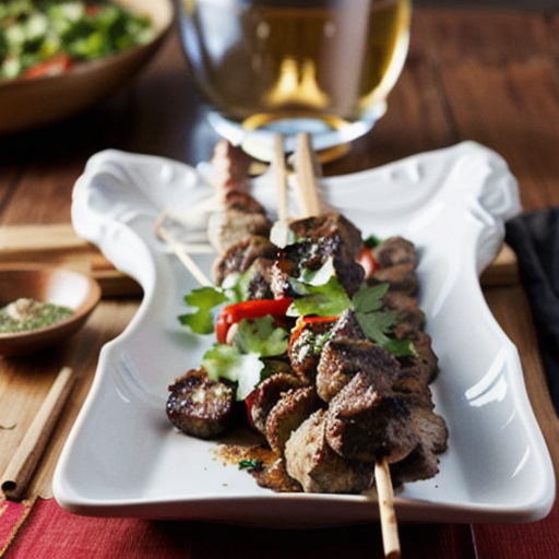 Spiced Cumin Coriander Beef Kebabs recipe