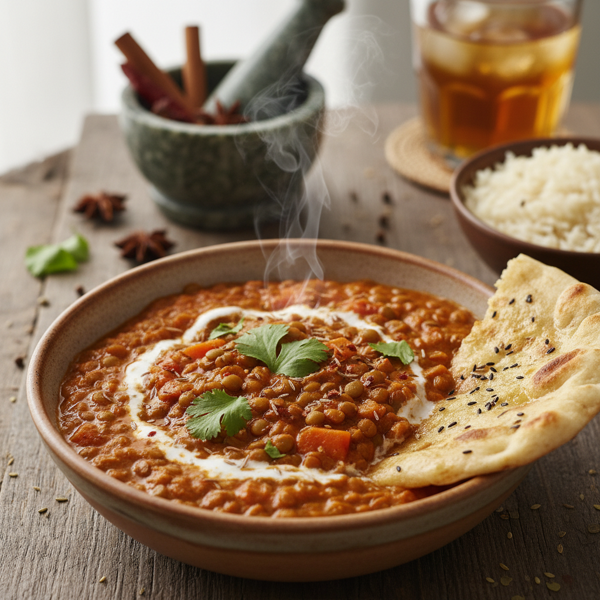 Spiced Curried Lentil Delight recipe