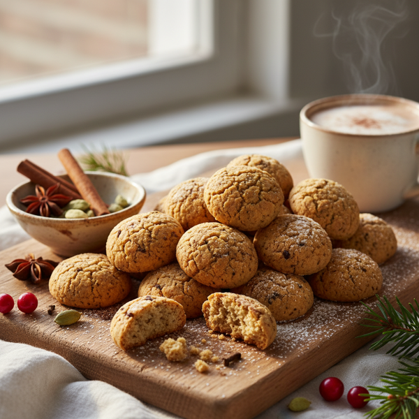 Spiced Danish Pebbernodder Cookies recipe