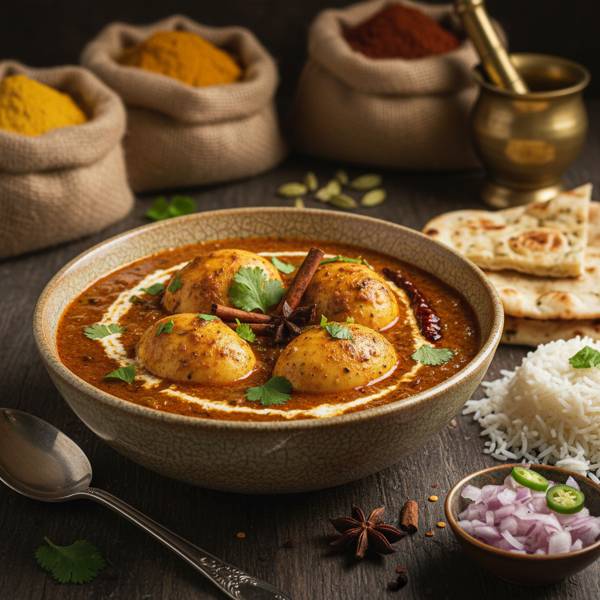 Spiced Delhi Egg Curry recipe