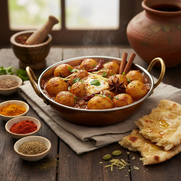 Spiced Dum Aloo Delight recipe