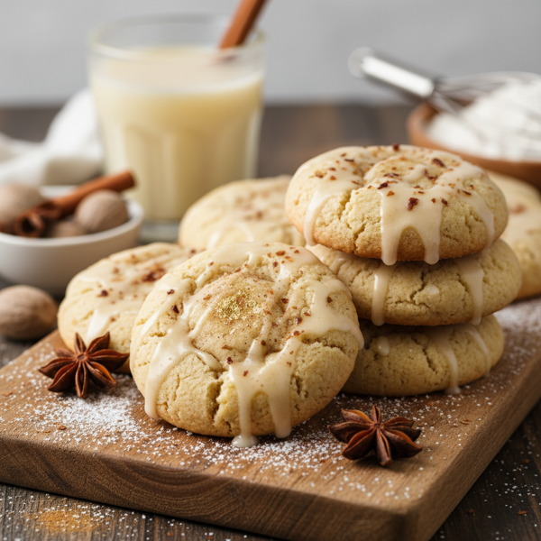 Spiced Eggnog Delight Cookies recipe