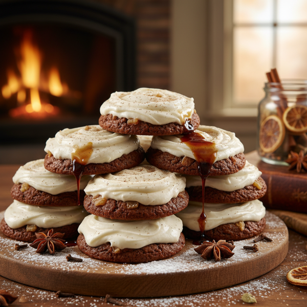 Spiced Frosted Molasses Delights recipe