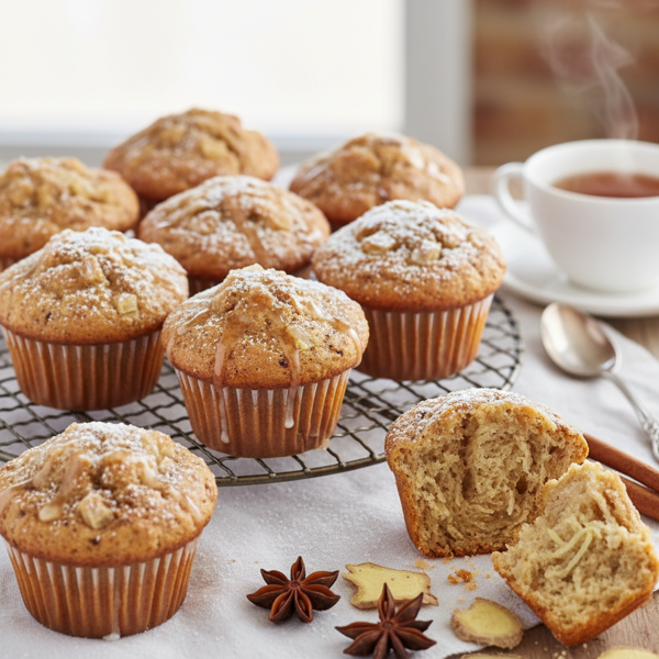 Spiced Ginger Delight Muffins recipe