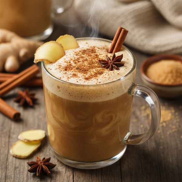 Spiced Ginger Milk Tea Delight recipe
