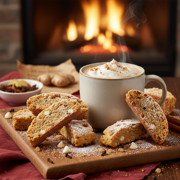 Spiced Gingerbread Biscotti Delight recipe