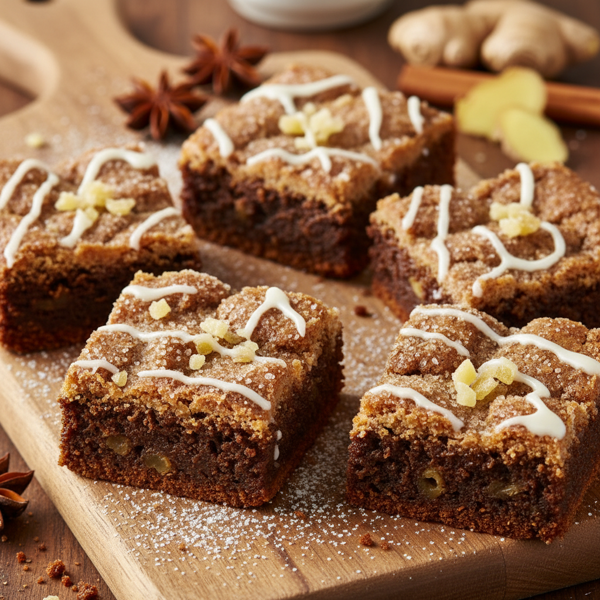 Spiced Gingerbread Delight Bars recipe