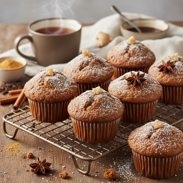 Spiced Gingerbread Muffins recipe